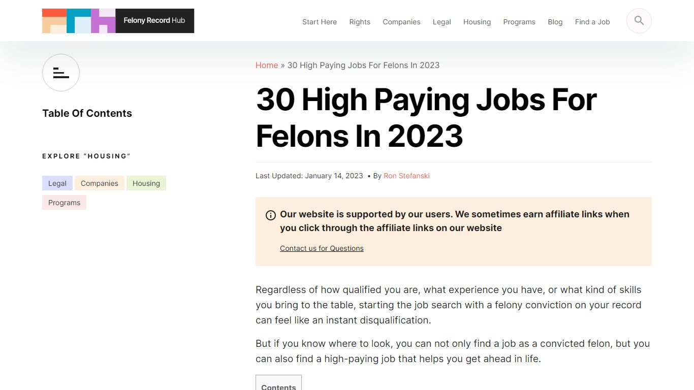 30 High Paying Jobs For Felons In 2023 | Felony Record Hub