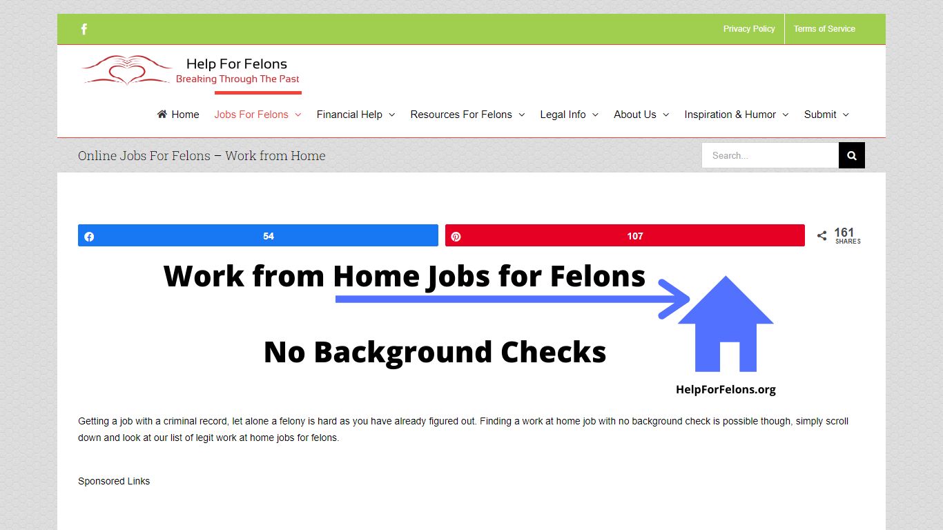 Online Jobs For Felons - Work From Home - No Background